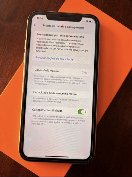 Iphone XR usado, mas em bom estado