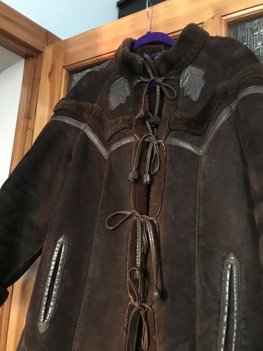 Kożuch naturalnyXL/XXL  Vintage.