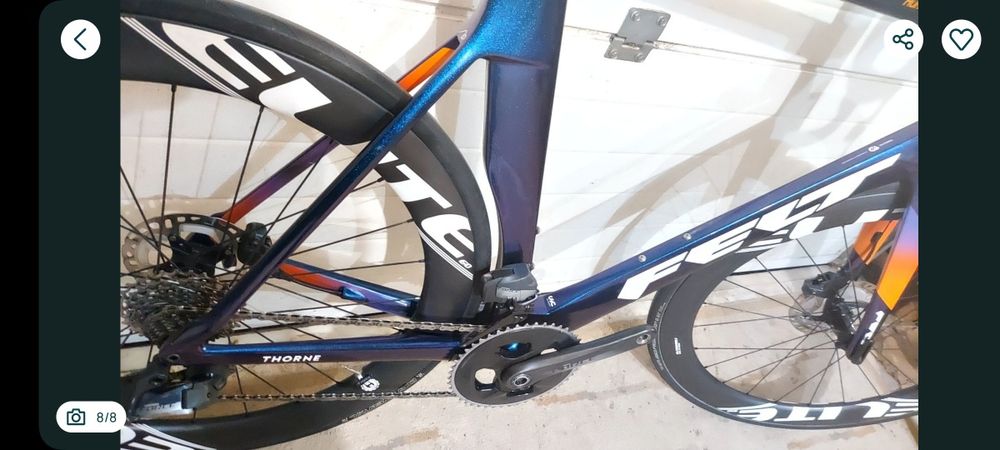 Felt Ar  carbono 12 velocidades Sram AXS t60