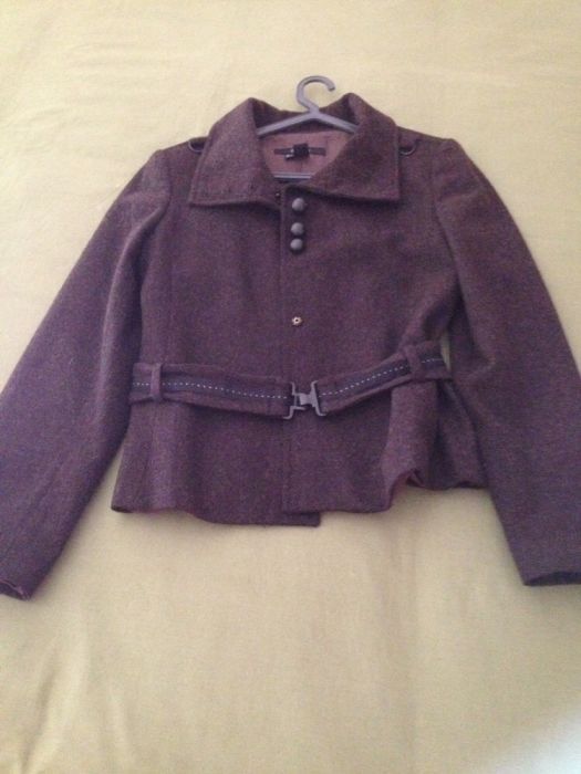 Casaco fazenda castanho Zara