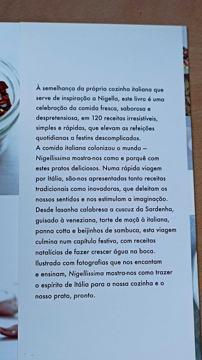 "Nigellissima: Receitas Fáceis Inspiradas em Itália" de Nigella Lawson