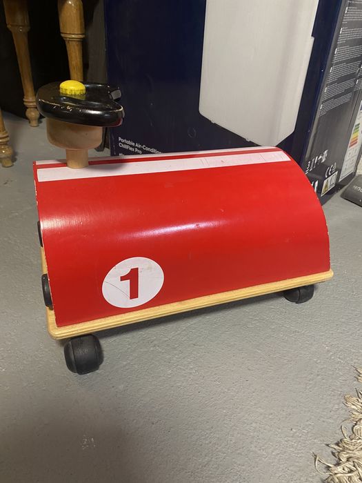 Autko jeździk drewniane 2-5 lat