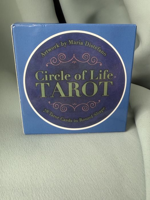 Talia kart Tarota „Circle of Life” 78 kart w kształcie koła