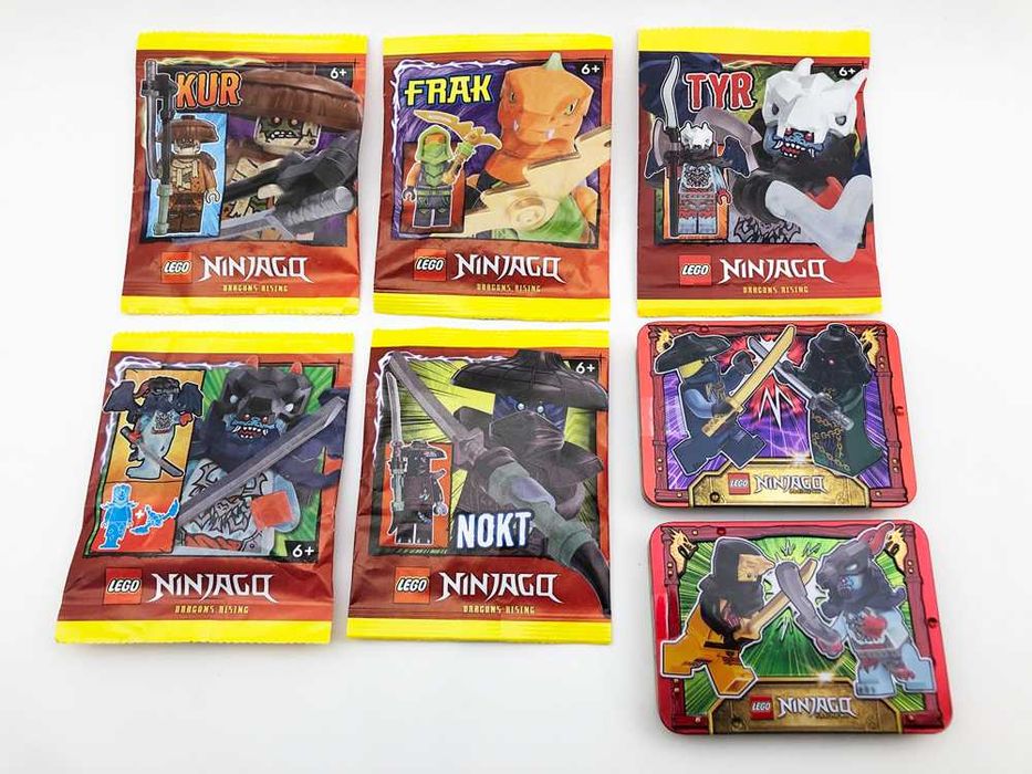 LEGO NINJAGO POLYBAGS Minifiguras - Grande Coleção com Raridades