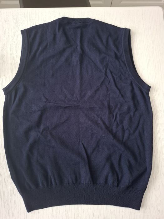 Sweter męski cieńki bez rękawów rozmiar L jak nowy
