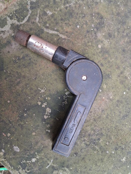 Zabytkowy śrubokręt pistoletowy z grzechotką PRL / Vintage /