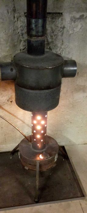 Піч на відпрацьованій олії. Печь на отработке на отработанном масле