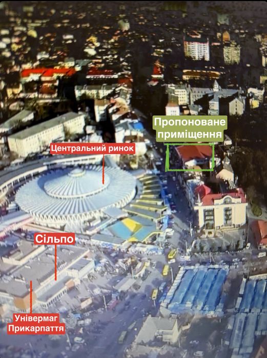 Оренда приміщень в торговому центрі