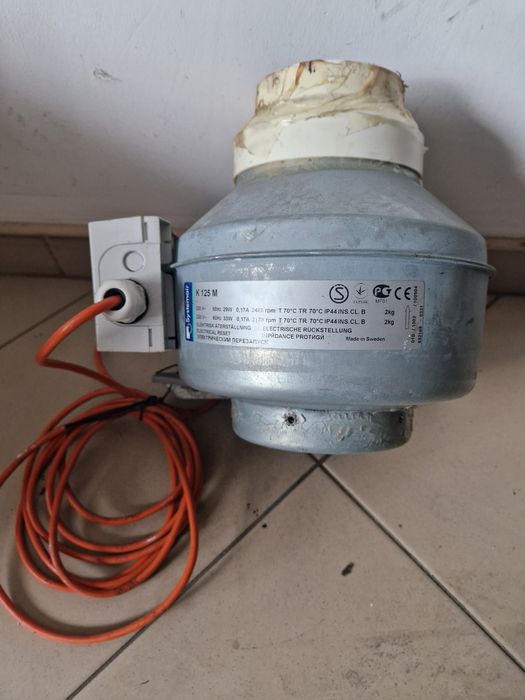 Wentylatora kanałowy Systemair K 125 M