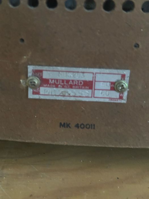 Rádio antigo Mullard