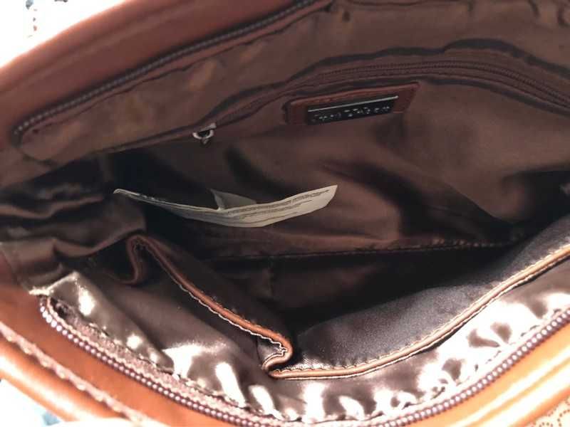 Mala camel com alça corrente