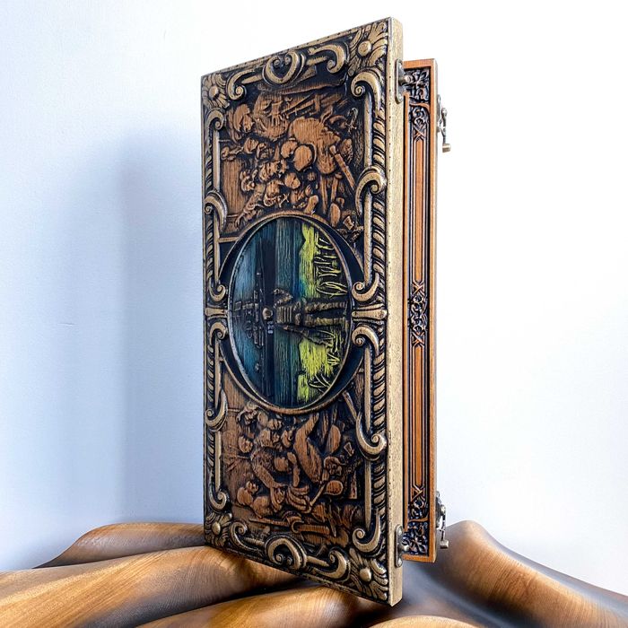 Люкс! Нарди на Подарунок  для справжнього Українця Нарди ручної роботи