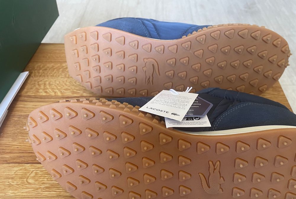 Lacoste-nowe granatowe sneakersy-wkładka 29.5 cm.
