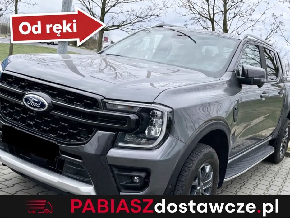 Ford Ranger 2.0 BI-TURBO 205KM A10, WILDTRAK, Pakiet Technology 46, Hak, Od Ręki!