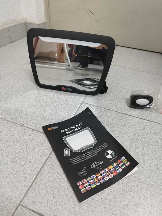 Retrovisor iluminado para bebé