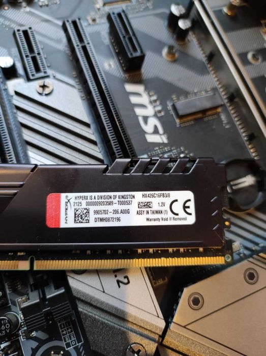 Płyta główna MSI Z390 Procesor Intel i5-9600K pamięć RAM KINGSTON