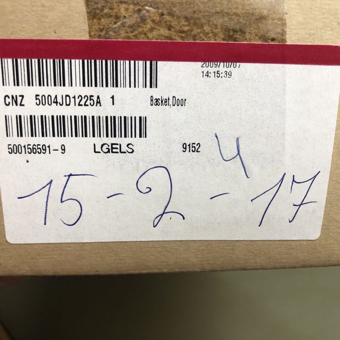 Prateleira feigorifico LG GR-642 NOVA