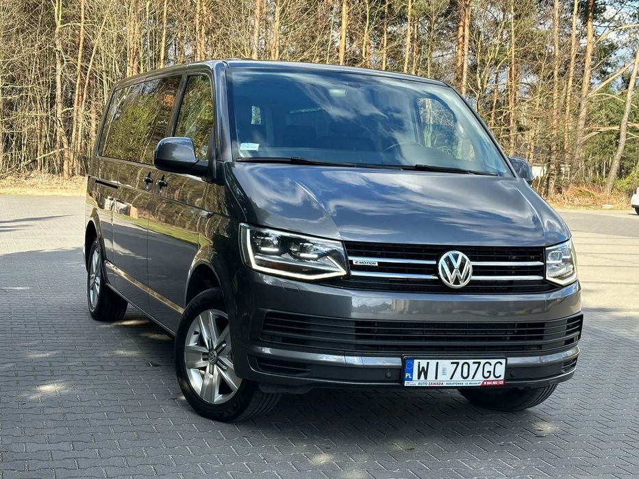Volkswagen Multivan VW MULTIVAN 2.0 diesel DSG 4motion salon Polska, long długi alcantara