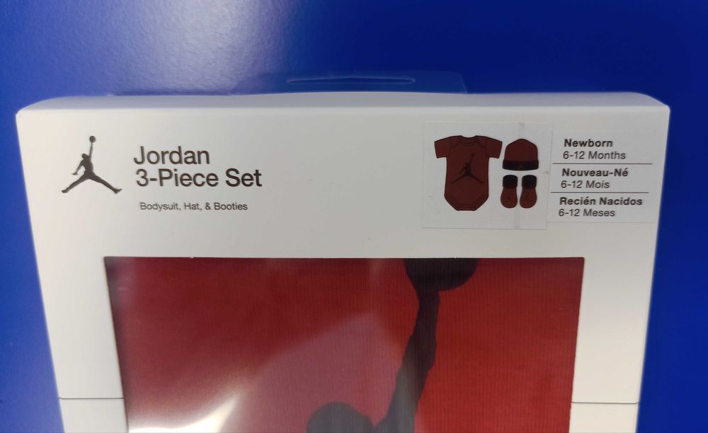 Jordan zestaw dla niemowląt (6-12m) Nowy, unisex 3-piece set