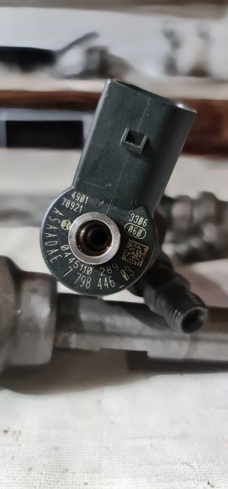 Linha de escape e injetores Bosch