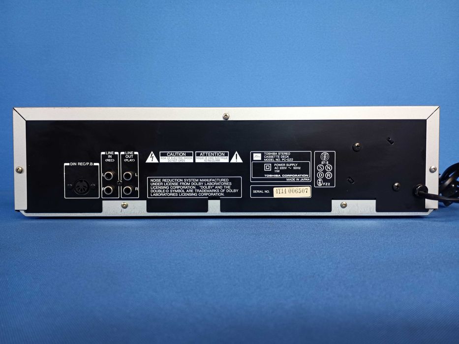 deck cassetes TOSHIBA PC-G22