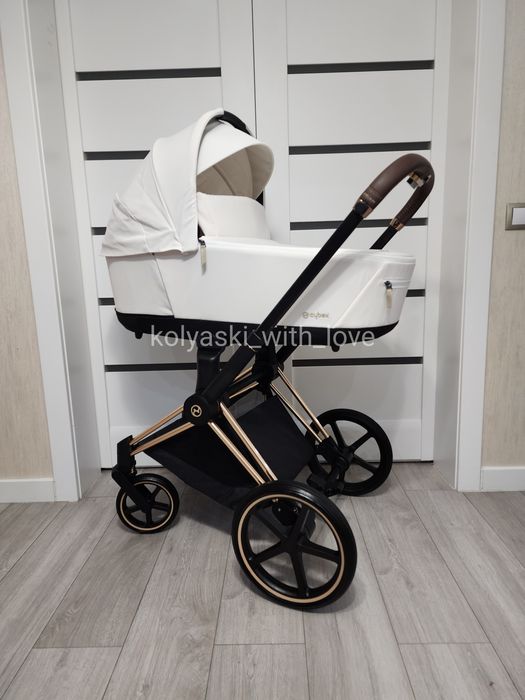 Cybex Priam 4.0 2025 off white rose gold Сайбекс Пріам біла