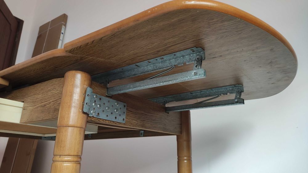 Mesa de Jantar extensível 172cm - Madeira Maçica