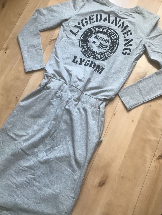 Sukienka dzianinowa szara rozm. L/XL  GIORGIA