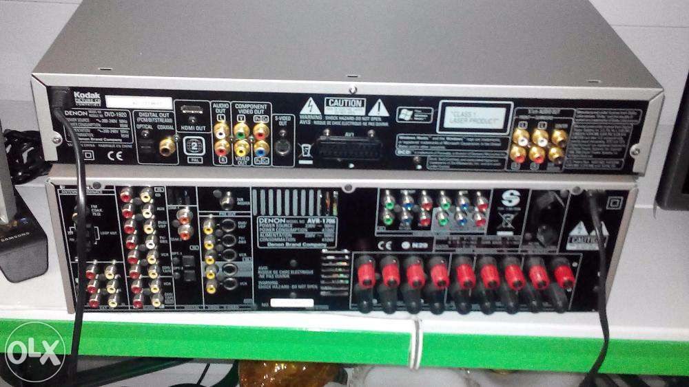 Amplificador Denon AVR-1706 A / DVD Denon DVD-1920