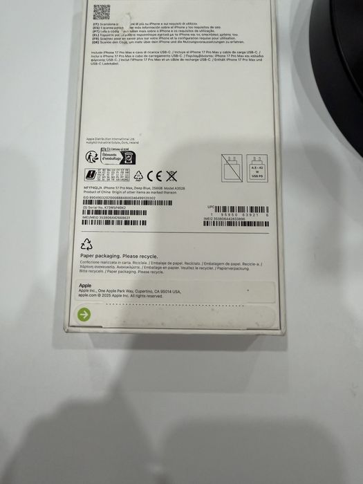 Iphone 17 Pro Max de 256GB