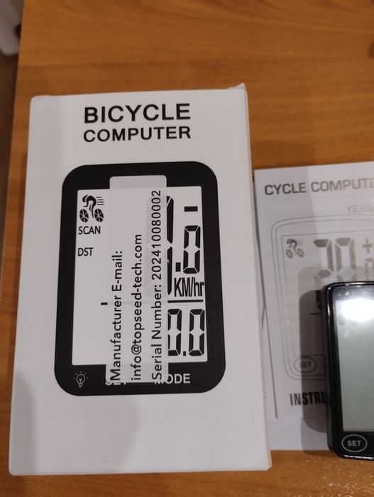 Conta KMS e outras funções para bicicleta. Novo. Com instruções