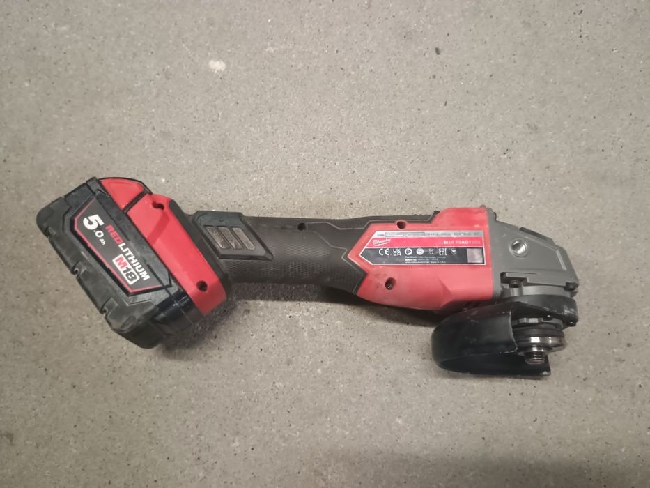 Szlifierka Milwaukee M 18 FSAG125X + aku 5,0 ah
