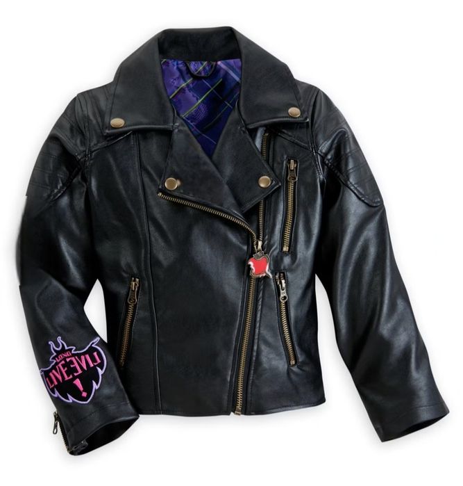Чорна куртка зі штучної шкіри для дівчаток Descendants Mal від Disney