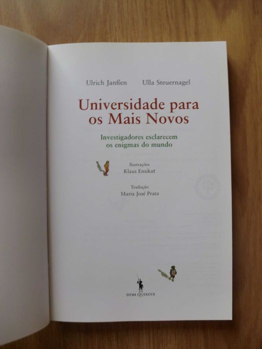 Universidade para os Mais Novos de Ulla Steuernagel e Ulrich Janssen