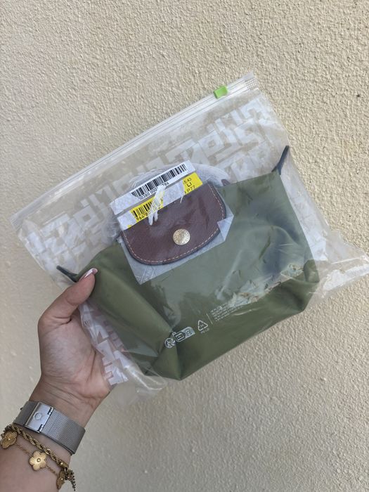 Mini longchamp verde oliva