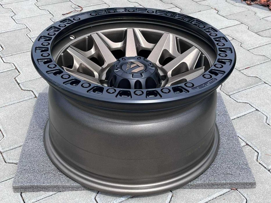 Fuel Covert 17" 9J ET1 6x139,7 Matte Bronze Black Bead Ring/5 sztuk