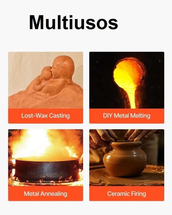 Forno mufla / cerâmica pequeno forno para ceramica, ourivesaria, trabalhos varios Forno de fusão elétrico