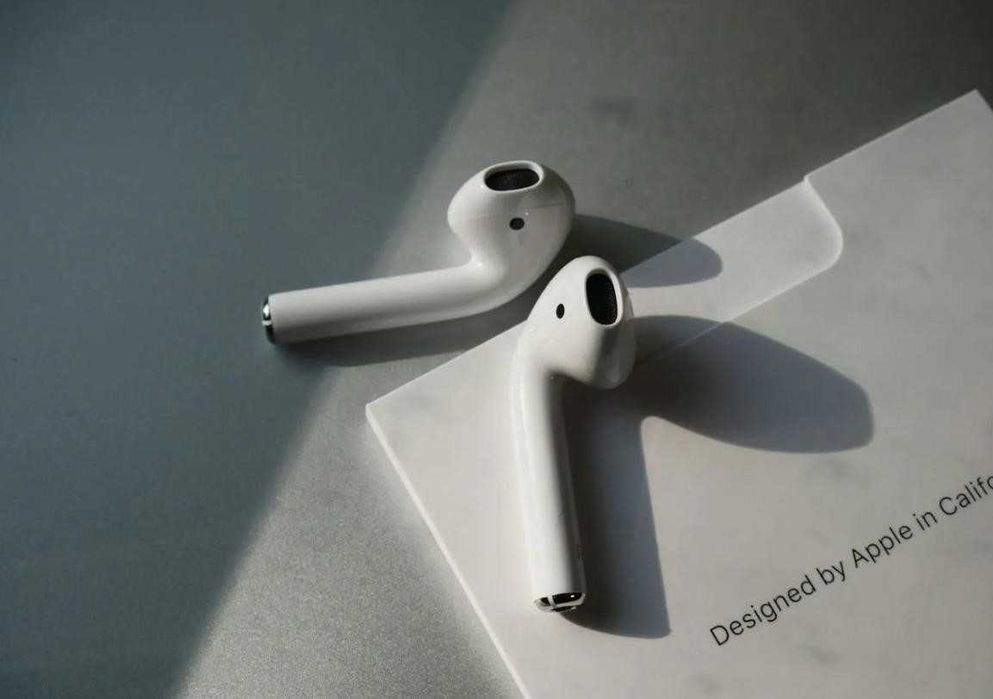 РОЗПРОДАЖ! New! Безпровідні навушники Airpods 2 + чохол на кейс!