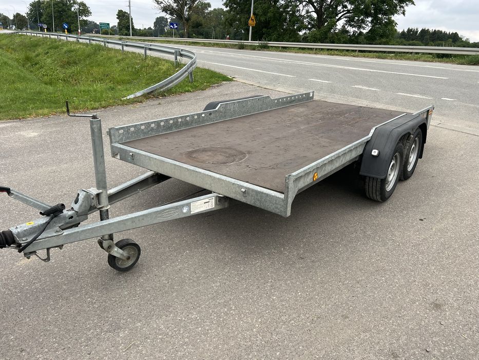 Wynajem przyczep laweta do transportu auta 4 m 5m NOWY DWOR GD