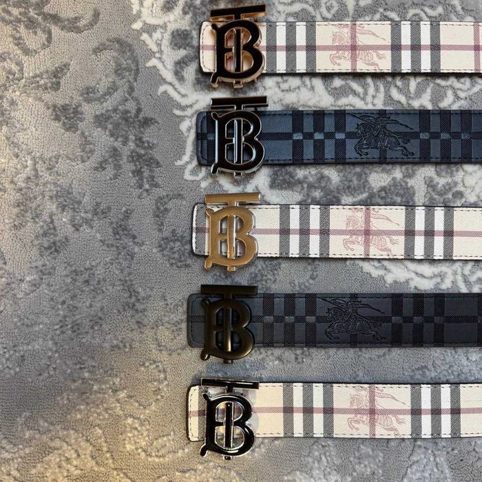 Ремінь Burberry довосторанній, Барбери ремень, барбері ремінь, чоловічий, жіночий