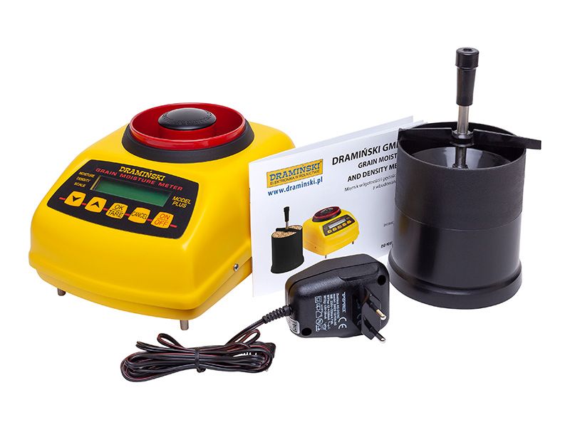 Wilgotnościomierz z funkcją gęstości / Miernik do zboża DRAMIŃSKI GMDM