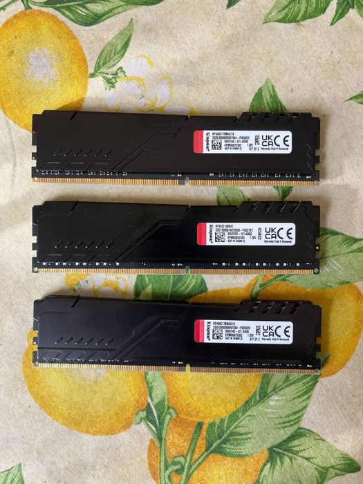 Память DDR Kingston DDR4 8Gb 3200MHz Fury Beast (KF432C16BB/8)