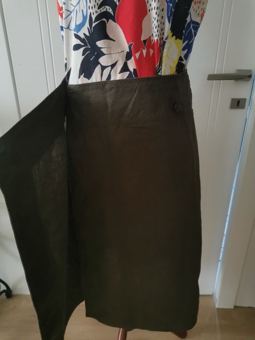 Lniana spódnica Massimo Dutti, rozm. L