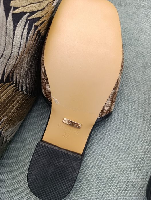 Gucci Supreme Matelassé Canvas Slide