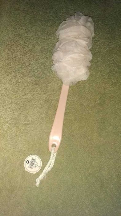 Мочалка для душа на ручке