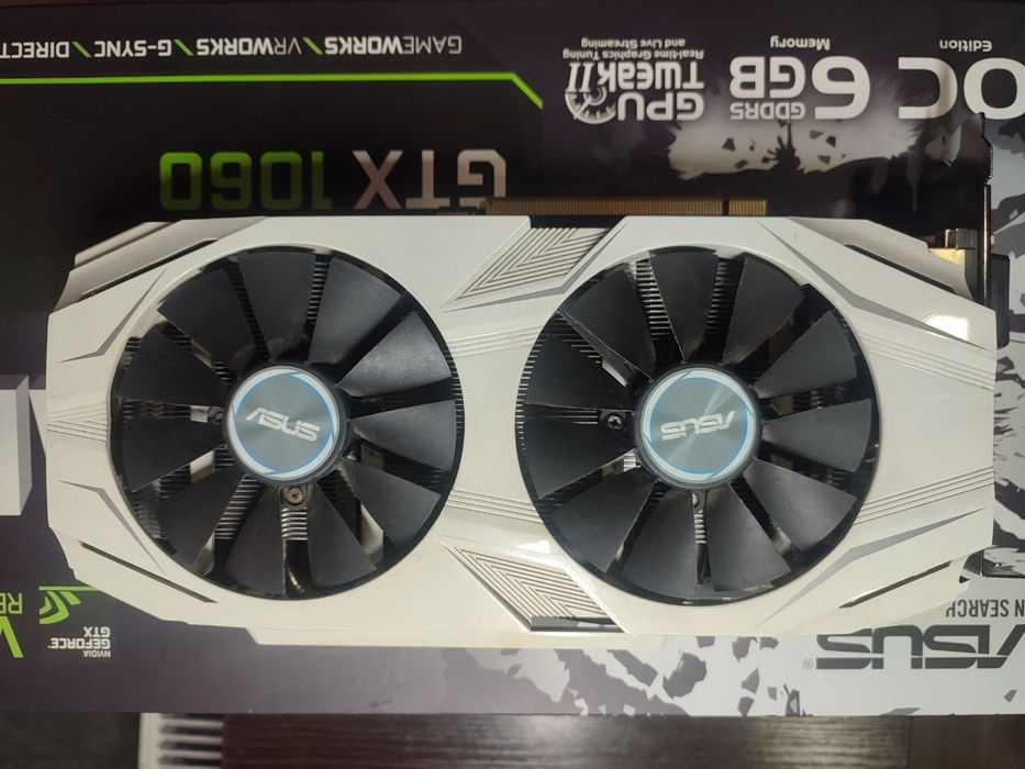 Видеокарта ASUS GeForce GTX1060 6144Mb DUAL OC (DUAL-GTX1060-O6G)