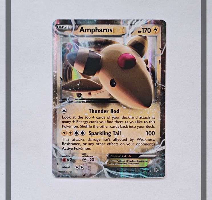 Ampharos Ex 27/98 AOR Pokemon ENG-NM