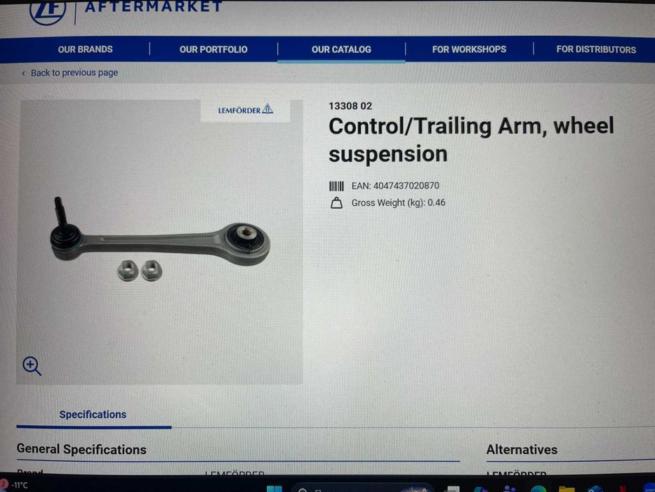 BMW Wahacz LEMFÖRDER e39 / e38