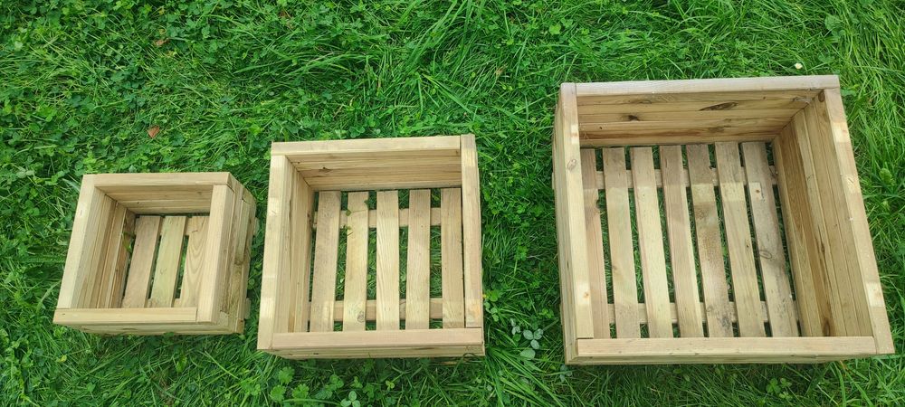 Donice ogrodowe komplet 3 szt.