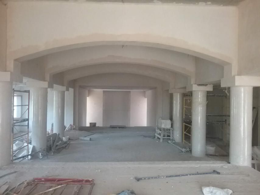 машинная штукатурка.